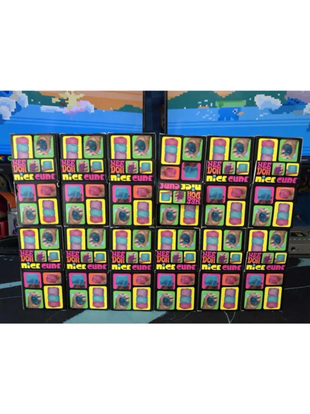 NeeDoh Nice Cube - Blue, Purple, Pink!!